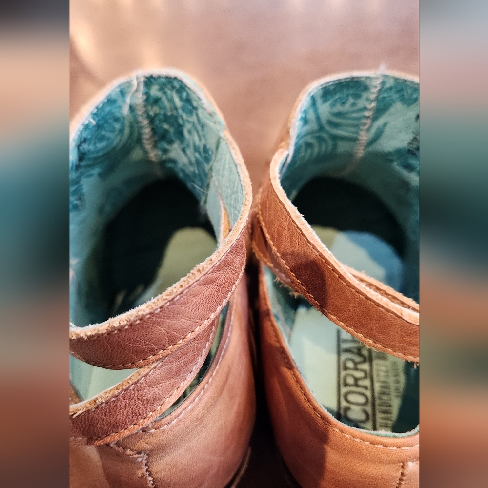 Corral Light Brown Leather Shoes - Picture 12 of 12